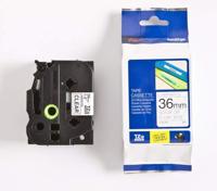 Brother TZe tape voor P-Touch 36 mm, zwart op transparant - thumbnail