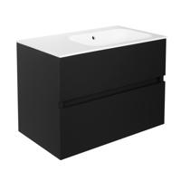 Onderkast Best Design Splash Black Greeploos 80x56x47 cm 2 Softclose Laden Mat Zwart - thumbnail