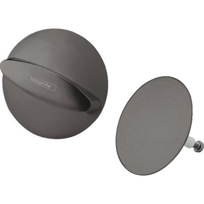 Hansgrohe Flexaplus afbouwdeel E afvoer- en overloopgarnituur, Brushed Black Chrome