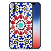 iPhone X | Xs Marmeren Print Telefoonhoesje Mozaïek - thumbnail