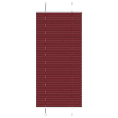 VidaXL Plissé rolgordijn 60x150 cm stofbreedte 59,4 cm bordeauxrood VidaXL Plissé rolgordijn 60x150 cm stofbreedte 59,4 cm bordeauxrood