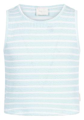 Top Daira Stripe Pes Aquamarine