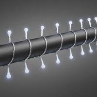 Konstsmide 3691-203 Mini-lichtketting Buiten Energielabel: G (A - G) werkt op het lichtnet Aantal lampen 80 LED Koudwit Verlichte lengte: 6.32 m - thumbnail