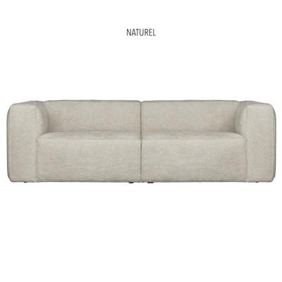 WOOOD Bank 'Bean' 3,5-zits, Melange, kleur Naturel