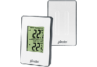 Alecto Weerstation met draadloze sensor wit - WS-1050 - thumbnail