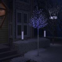 VidaXL Kerstboom 600 led&apos;s blauw licht kersenbloesem 300 cm - thumbnail