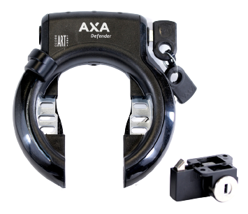 AXA defender slot met shimano steps accu slot zwart