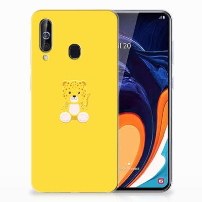 Samsung Galaxy A60 Telefoonhoesje met Naam Baby Leopard Samsung Galaxy A60 Telefoonhoesje met Naam Baby Leopard
