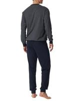 Schiesser Schiesser Pyjama Long 159620 darkblue 60/4XL - thumbnail