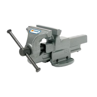 Ivana 56299 Bankschroef staal antraciet - met pijpklem 120 mm