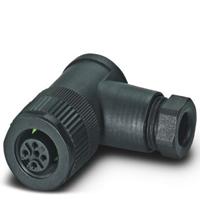 Phoenix Contact 1681130 Sensor/actuator connector, niet geassembleerd M12 Aantal polen (sensoren): 4 Bus, haaks 1 stuk(s) - thumbnail