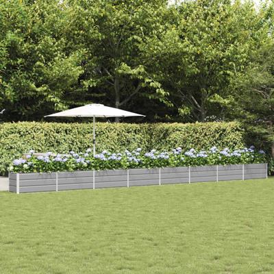 Plantenbak Lichtgrijs 480 x 50 x 45 cm Gegalvaniseerd staal