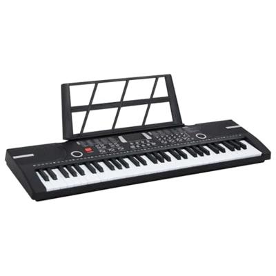 VidaXL 61 toetsen piano elektrisch keyboard met muziekstandaard VidaXL 61 toetsen piano elektrisch keyboard met muziekstandaard
