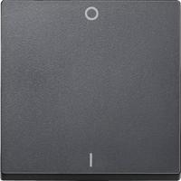 Merten 433214 Wisselschakelaar Afdekking System M Antraciet 1 stuk(s) - thumbnail
