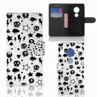 Telefoonhoesje met Naam Motorola Moto G7 Play Silver Punk - thumbnail