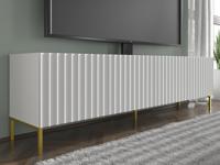 Tv-meubel WAVOS 4 deuren wit - thumbnail