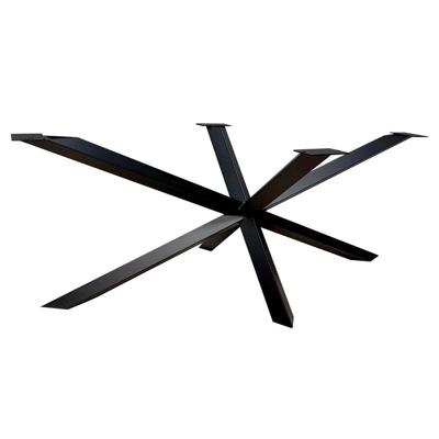 Stalen diamant matrix zwart spinpoot 180 bij 78 cm en hoogte 72 cm (6 x 6 cm)