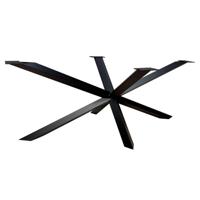 Stalen diamant matrix zwart spinpoot 180 bij 78 cm en hoogte 72 cm (6 x 6 cm) - thumbnail