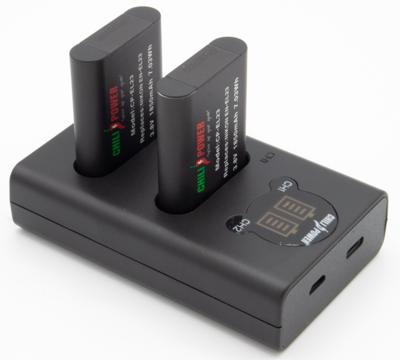 ChiliPower EN-EL23 Nikon USB Duo Kit - Camera accu set