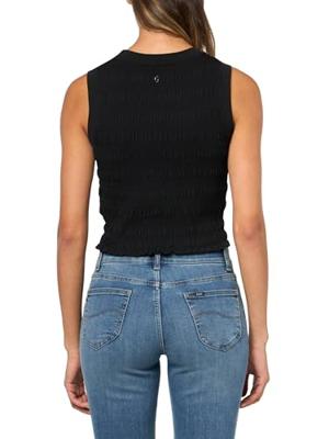 Guess Claire Smock Top Dames Bruin - Maat XS - Kleur: Bruin | Soccerfanshop Guess Claire Smock Top Dames Bruin - Maat XS - Kleur: Bruin | Soccerfanshop