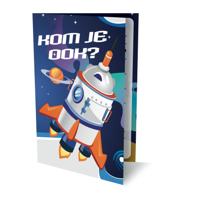 Space uitnodiging pk 948 interstat | 6 stuks - thumbnail