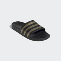 adidas Adilette Aqua Slippers Zwart Goud - thumbnail