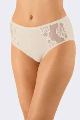 Kanten dames heup slip - Biologisch katoen - Duurzaam katoenen dames onderbroek