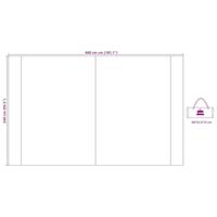 VidaXL Waterbestendige tarp met dak - thumbnail