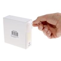 Rillprint ronde etiketten, diameter 25 mm, rol van 500 stuks, wit - thumbnail