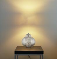 Searchlight Marokaanse stijl tafellampFretwork RVS - EU8221-1SS - thumbnail