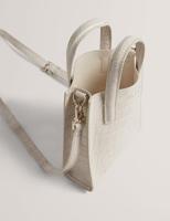 Ted Baker Wenissa Croc Effect Small Icon Bag-Ivory - thumbnail