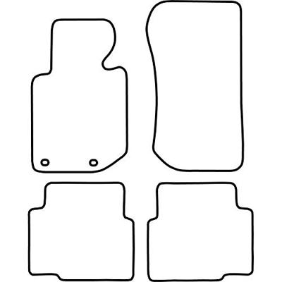 Automatten passend voor BMW 3 serie (E36) coupe/compact 1993- TMBM505