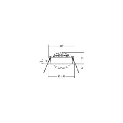 Brumberg 12262073 12262073 LED-inbouwlamp LED 7 W Wit Brumberg 12262073 12262073 LED-inbouwlamp LED 7 W Wit