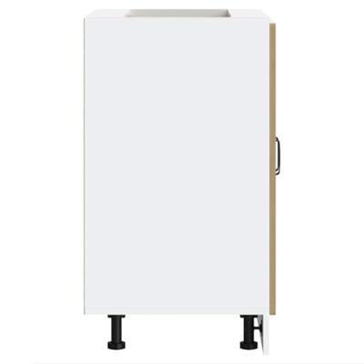 Spoelbakonderkast Kalmar 60x46x81,5 cm hout artisanaal eiken