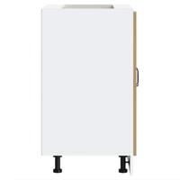 Spoelbakonderkast Kalmar 60x46x81,5 cm hout artisanaal eiken - thumbnail