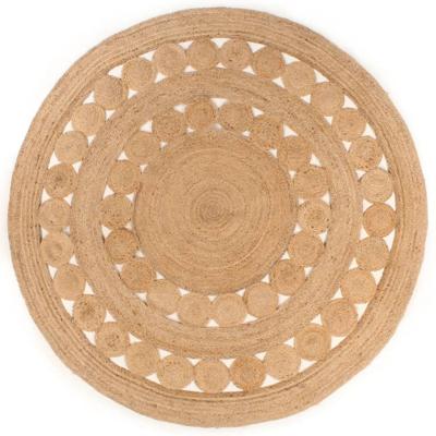 Tapijt met ontwerp rond 240 cm gevlochten jute