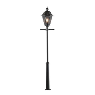 Lantaarnpaal Pallas 1-lichts 260 cm matzwart 550-750