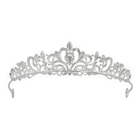 Metalen tiara Royal Mary - thumbnail