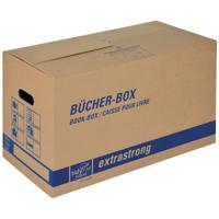 Tidypac boekendoos, ft 56 x 29,3 x 33 cm, bruin - thumbnail