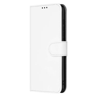 Hoesje Motorola Moto E7i Power Book Cover Wit met Pasjeshouder