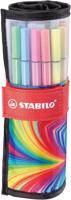 STABILO pen 68 - viltstift - arty - rollerset met 25 stuks - thumbnail