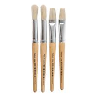 Creativ Company Https://www.cchobby.nl/kwasten-voor-kinderen-afm-15-l-18-5-19-5-cm-b-11-17-mm-plat-rond-4-stuk-1-doos - thumbnail