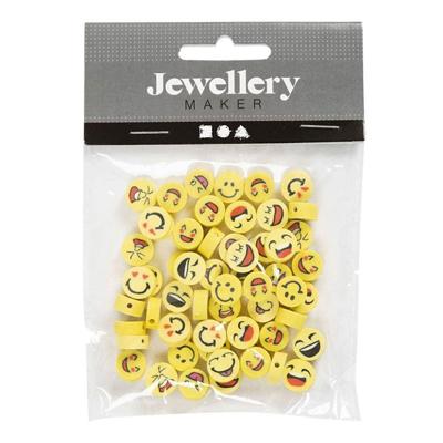 Creativ Company Figuurkralen smiley, 60st. Creativ Company Figuurkralen smiley, 60st.