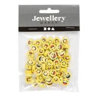 Creativ Company Figuurkralen smiley, 60st. - thumbnail