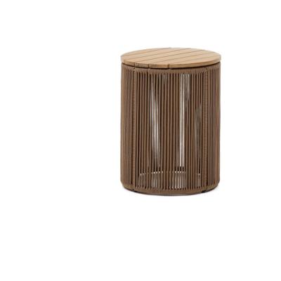 Kave Home Dandara bijzettafel Ø40 cm Beige