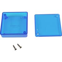Hammond Electronics 1551TTBU Universele behuizing 60 x 60 x 20 ABS Blauw (transparant) 1 stuk(s) - thumbnail