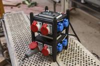 Brennenstuhl 1153690400 power uitbreiding 2 m 5 AC-uitgang(en) Buiten Zwart, Blauw, Rood - thumbnail