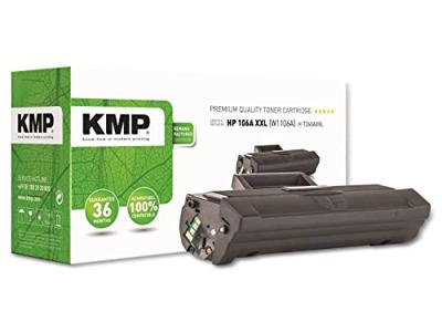 KMP Toner vervangt HP 106A (W1106A) Compatibel Zwart 2500 bladzijden H-T260XL 2556,5000 KMP Toner vervangt HP 106A (W1106A) Compatibel Zwart 2500 bladzijden H-T260XL 2556,5000