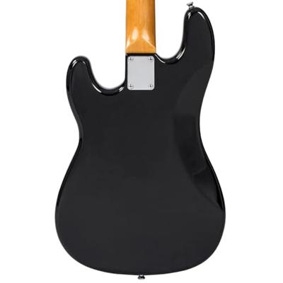 Vintage V4 Reissued Rocker Black basgitaar