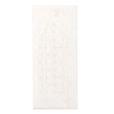 Vaessen Creative • sticker 10x23cm 10pcs strikjes wit